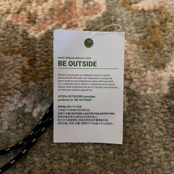 Atepa Bulwark 300 Down Sleeping Bag Color Black/Blue NWT - Picture 4 of 5